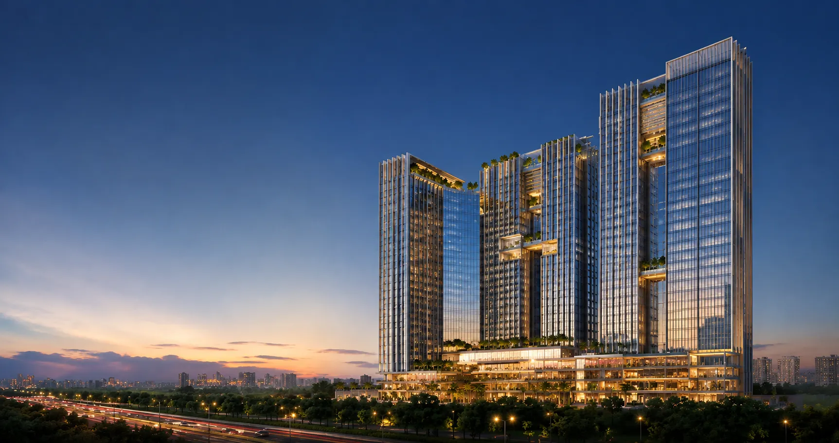 Experion One 42 Luxury Tower Architecture