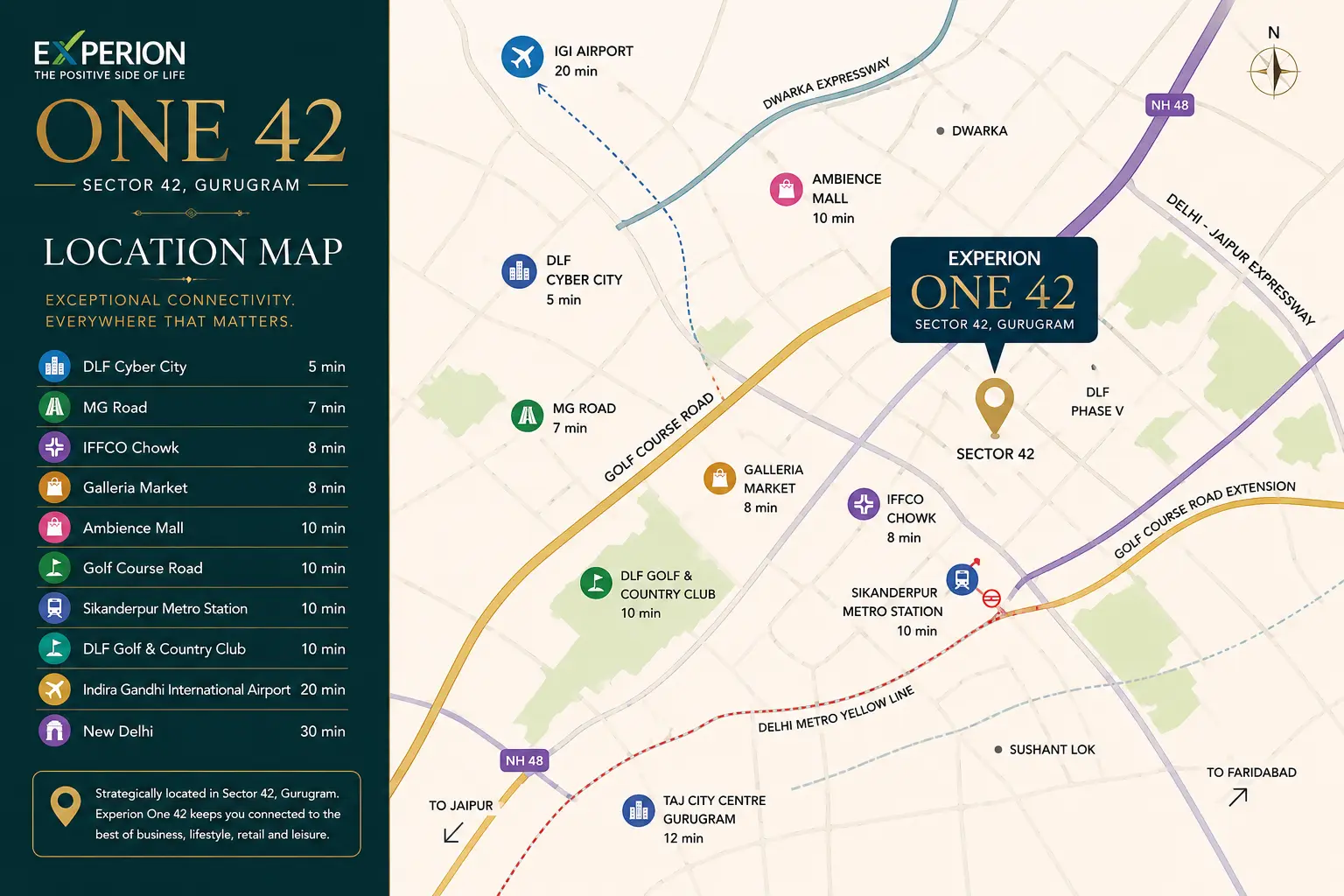 Experion One 42 Location Map