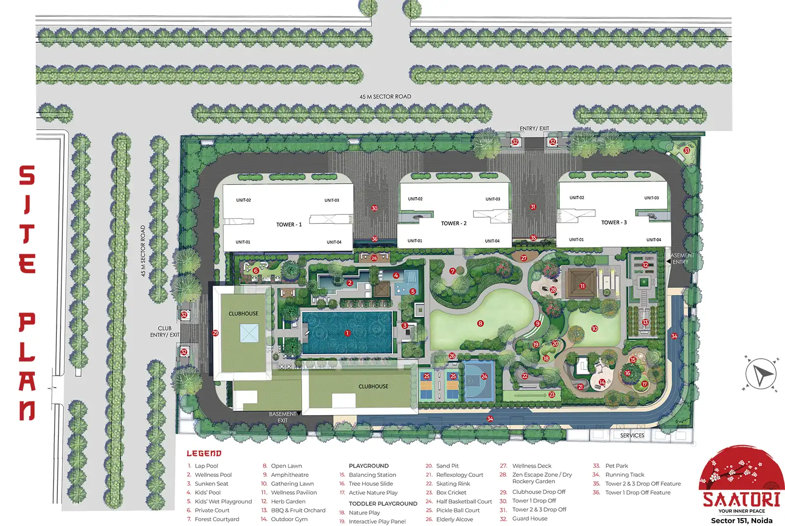 Experion Saatori Master Plan