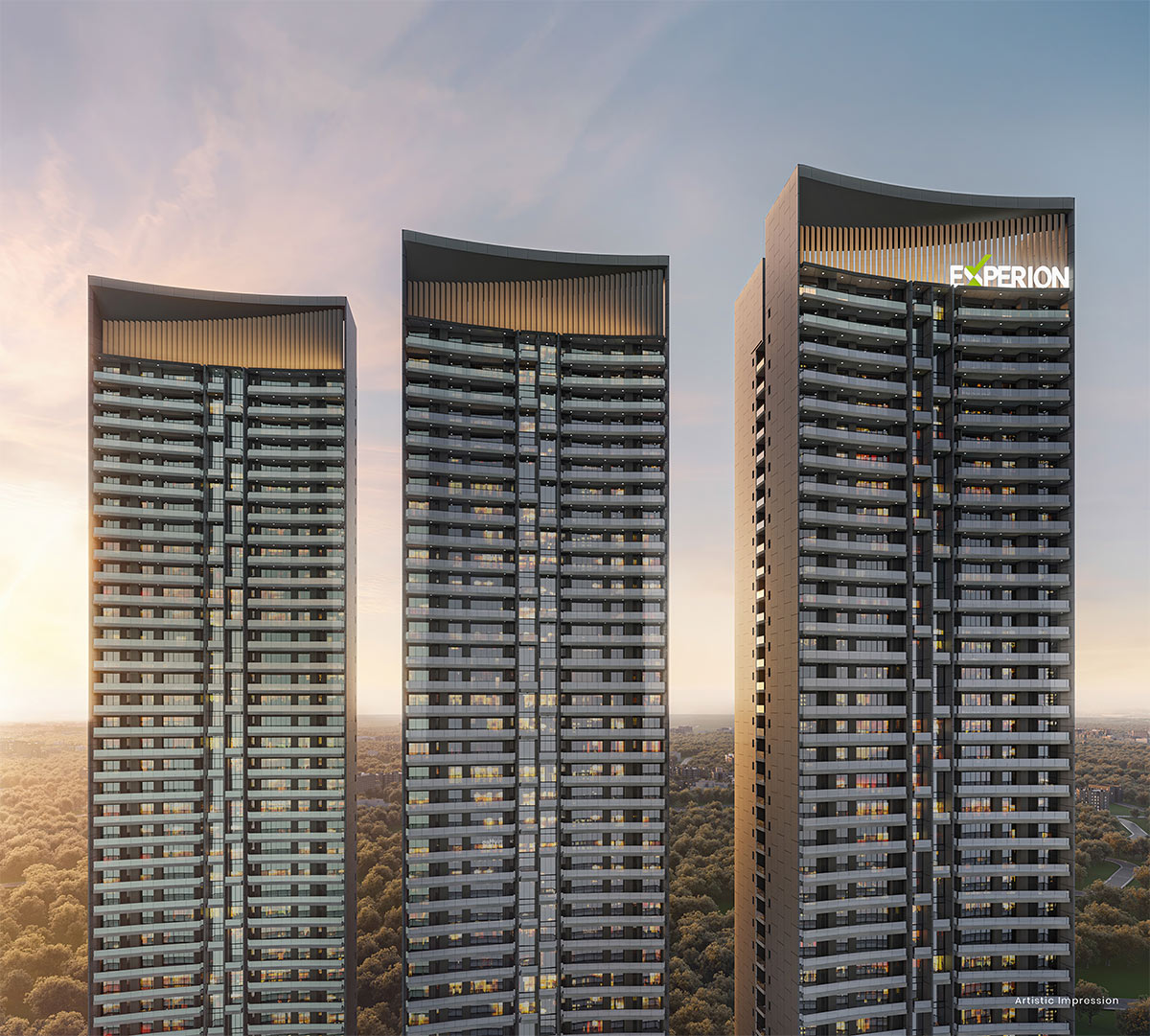 Experion The Trillion Exterior Render